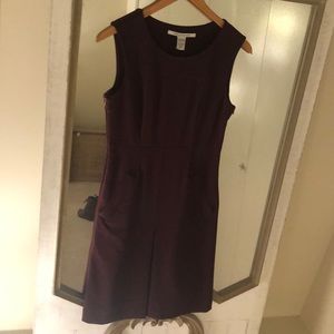 Maroon Diane von Furstenburg dress